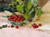 Raspberries in a Dish