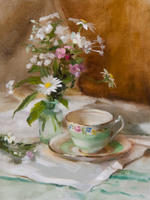 White Flox and Tea Cup